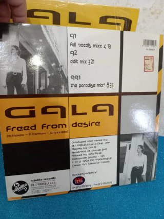 Gala Freed From Desire Vinile 45 Giri