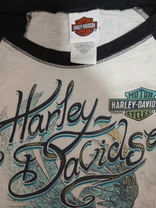 Camiseta Harley-Davidson Raglan Manga 3/4