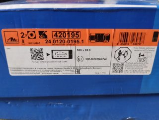 Discos y pastillas de freno traseros BMW