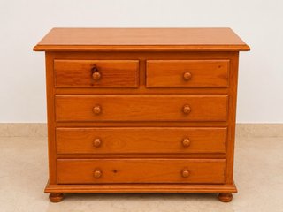 Juego Cómoda y 2 Mesitas de Noche Madera