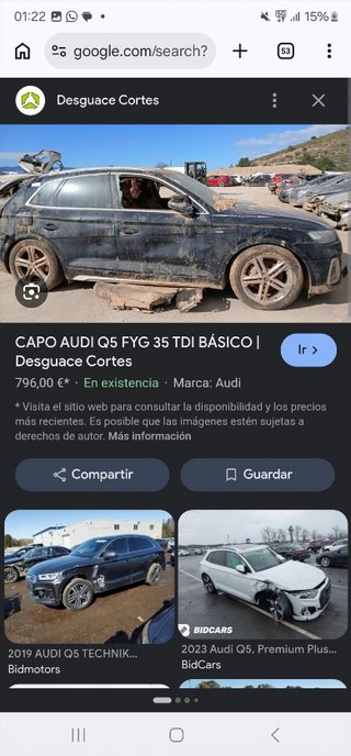 Audi Q5 FYG 35 TDI (FY) para despiece