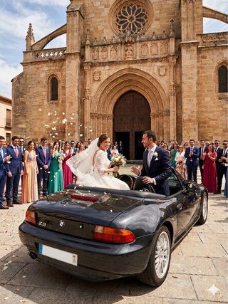 ALQUILER DESCAPOTABLE BMW Z3 BODAS