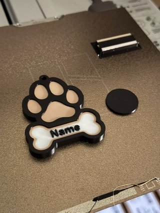 Colgante para perro con nombre