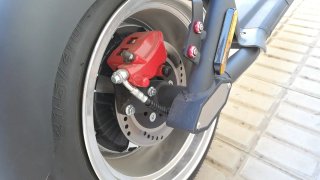 Moto Eléctrica Scooter Negra