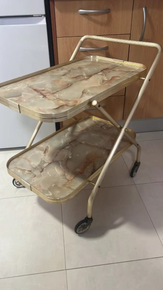 Carrito azafata plegable 1970