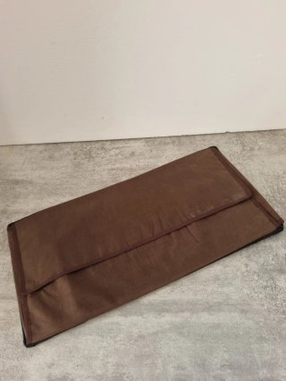 Funda joyero marrón y beige