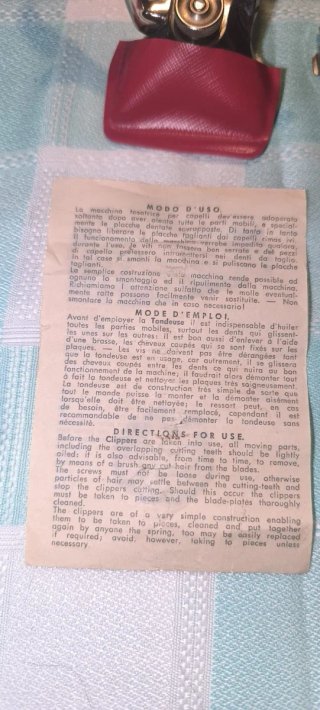 Máquina cortar pelo manual Gens Solingen