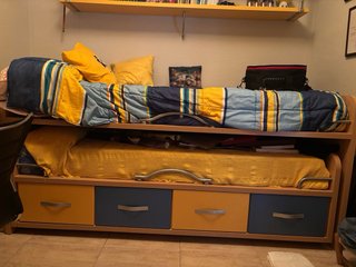 Cama nido con cajones