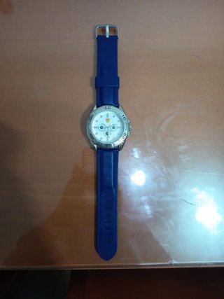 Reloj Ferrari Azul y Plateado