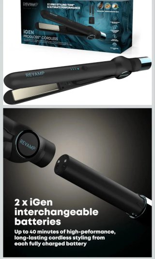 Plancha Pelo Revamp iGen Progloss Inalámbrica