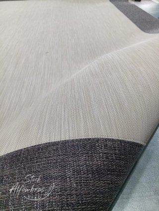 Alfombra 140 x 200 Vinilo Premium Beige y Marrón