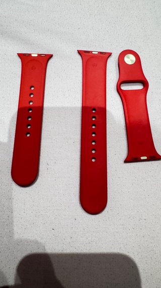 Correa Solo Apple Watch Roja dos tamaños M/L y M/S