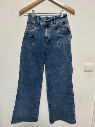 Vaquero Colombiano Push Up Azul Levanta Glúteo