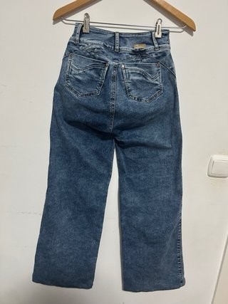 Vaquero Colombiano Push Up Azul Levanta Glúteo