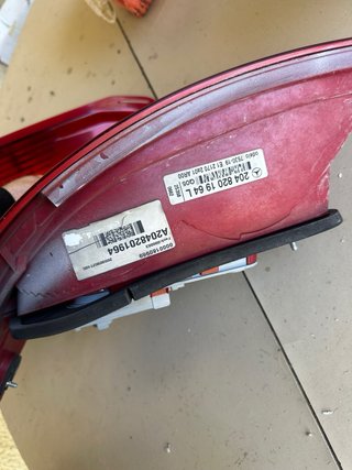 Faros traseros Mercedes W204