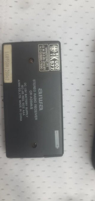 Radio Aiwa CR-A05 FM/AM Estéreo Super Bass