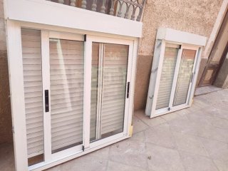 Ventana corredera aluminio 1.25 ancho 1.35 alto