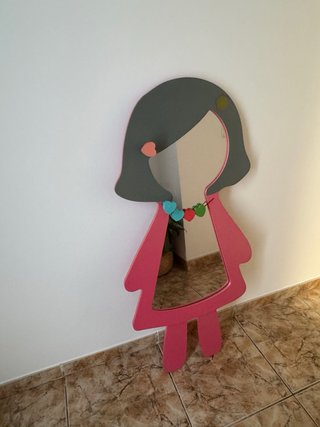 Espejo Vertbaudet Niña Corazones