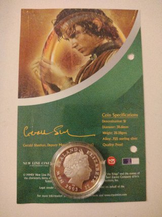 El Señor de los Anillos: Moneda Oficial