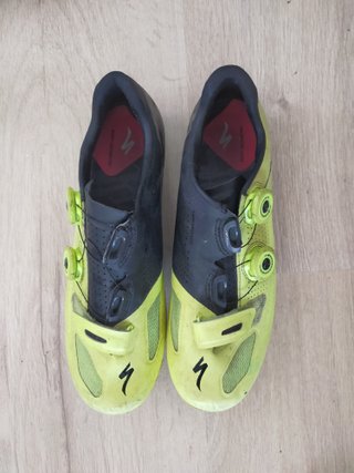 Zapatillas S-Works Amarillas Ciclismo Talla 42