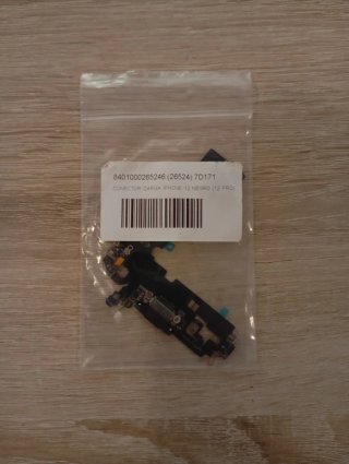 Conector Carga iPhone 12 Negro