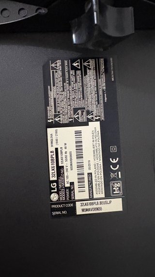 Smart TV LG 32 Negra