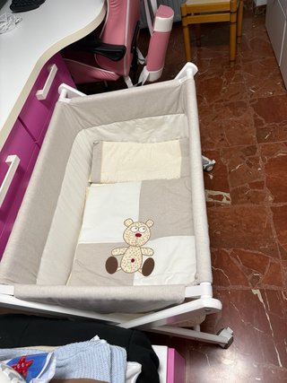 Cuna colecho bebé