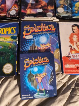 Lote 6 Juegos Nintendo NES con Caja