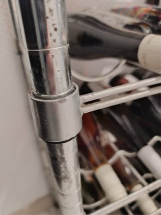 Botellero Metálico Galvanizado 46x36x94cm