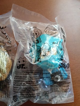 Lote 4 figuras Scooby Doo Burger King