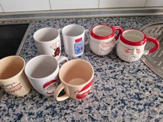 Lote Tazas Cerámica Variadas