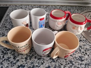 Lote Tazas Cerámica Variadas