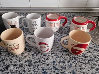 Lote Tazas Cerámica Variadas