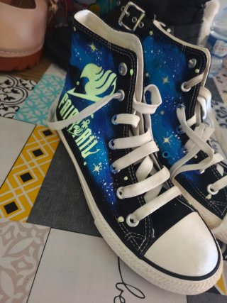 Zapatillas Converse pintadas a mano