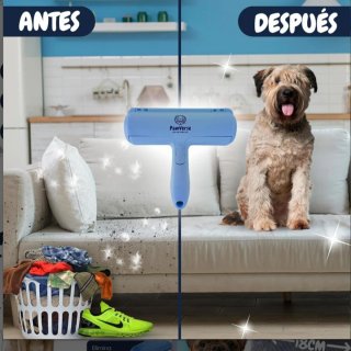 Rodillo quita pelos mascotas PawVerse