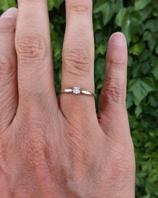 Anillo Solitario Edenly Oro 18k Diamante