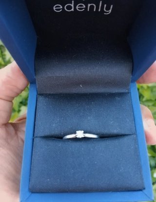 Anillo Solitario Edenly Oro 18k Diamante