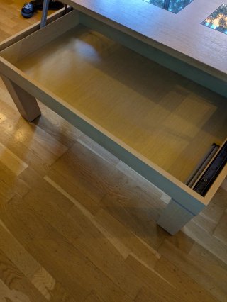 Mesa de centro madera y cristal