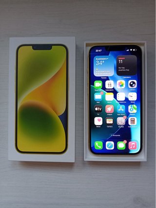 iPhone 14 128GB Amarillo Perfecto Estado