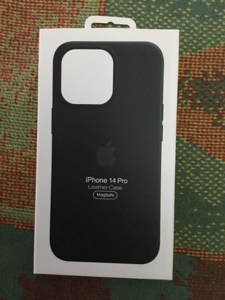 Funda Apple Cuero MagSafe iPhone 14 Pro  Negra