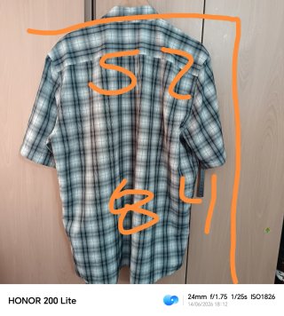 Camisa a cuadros Odlo manga corta