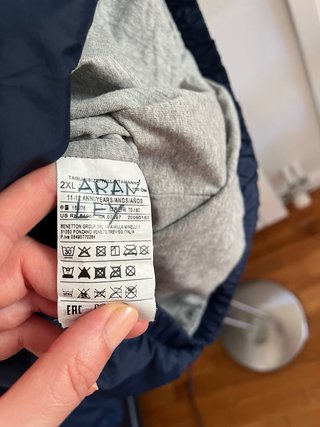Chaqueta Benetton 11-12 años azul
