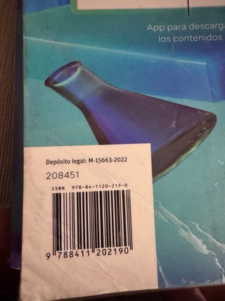 Libro de texto.Física y Química 1 de bachillerato.