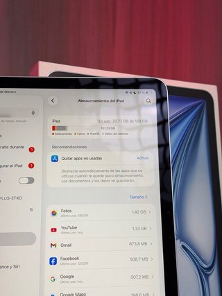 SEMIMUEVA iPad Air 11” M3 128GB Plata
