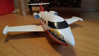 Avión Jet Playmobil con Delfines