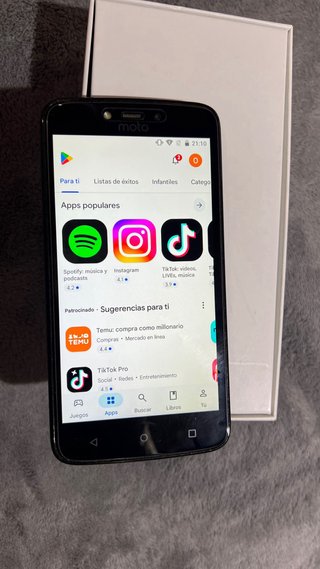 Móvil Motorola Moto C Plus Negro