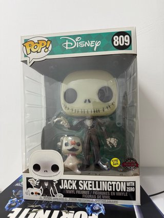 Funko Pop Jack Skellington 809 con Zero