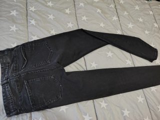 Vaqueros skinny negros talla S