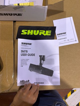 Micrófono Shure SM7B Vocal Dinámico