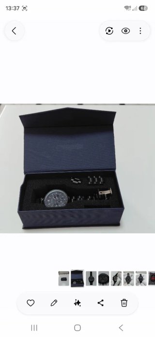 Reloj Cadisen VD53 Cuarzo Negro/Plata